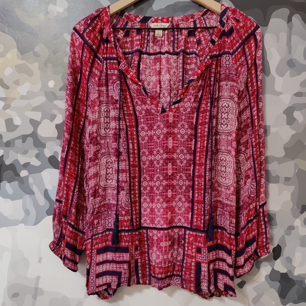 Lucky Brand Boho Blouse - Size L